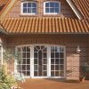 Door and archway windows with muntins